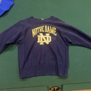 VINTAGE Notre Dame championship sweatshirt